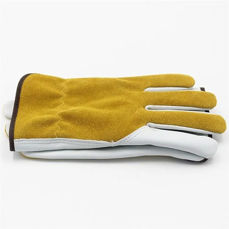 Cow Grain Leather Palm Welding Hand Safety Gloves